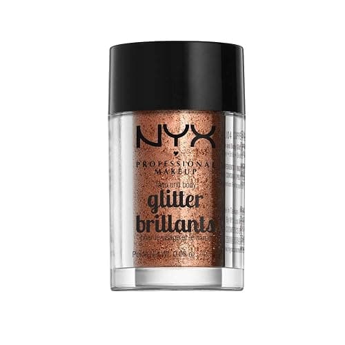 NYX PROFESSIONAL MAKEUP Face & Body Glitter, Copper - Image 1