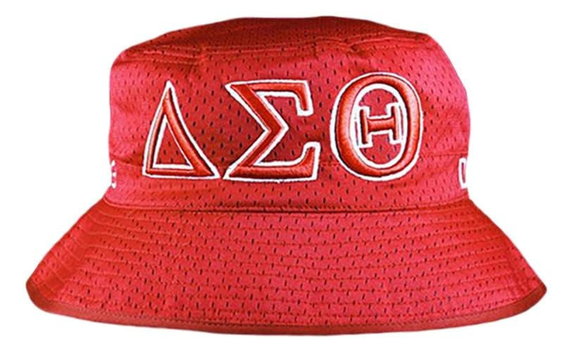 Delta Sigma Theta Sorority Diva Bucket Hat Red - Image 1