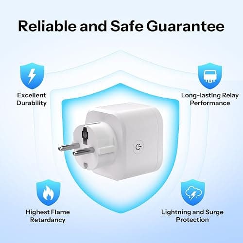 SONOFF S61s Smart Steckdosen 16A/3840W – Fernsteuerung & Sprachsteuerung für ein sichereres und smarteres Leben | Energieüberwachung & Zeitschaltuhr | Matter-kompatibel mit Alexa, Google und HomeKit thumbnail 6