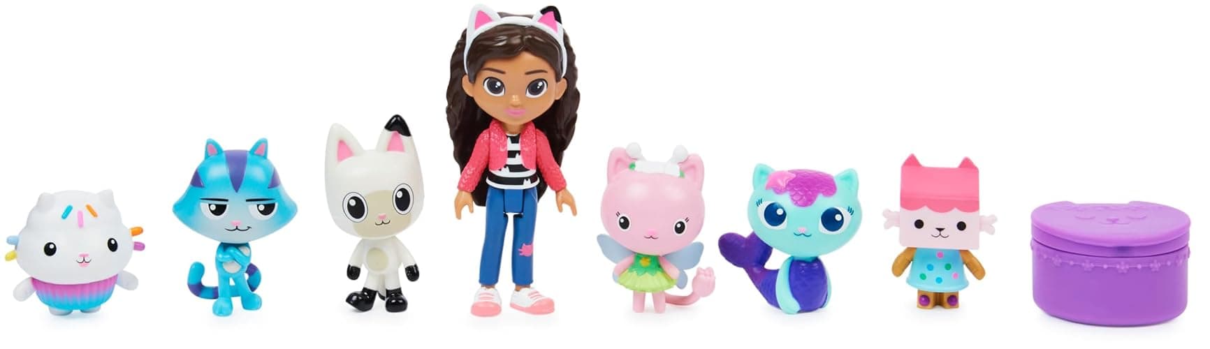 Gabby’s Dollhouse, Deluxe Figure Gift Set with 7 Toy Figures and Surprise Accessory, Kids’ Toys for Ages 3 and above thumbnail 3