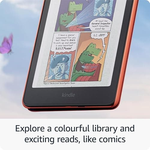 Amazon Kindle Colorsoft Kids (newest gen) | First Kindle for children in colour, with cover– 16 GB – Starlight Reading thumbnail 2
