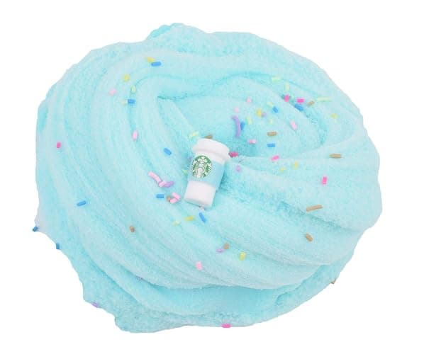 HUNDUN 2 Pack Cloud Slime Blue and Pink Supplies Stress Relief Toy Scented DIY Putty Sludge Toy Gifts for Girls and Boys (Blue&Pink) - Blue&pink thumbnail 2