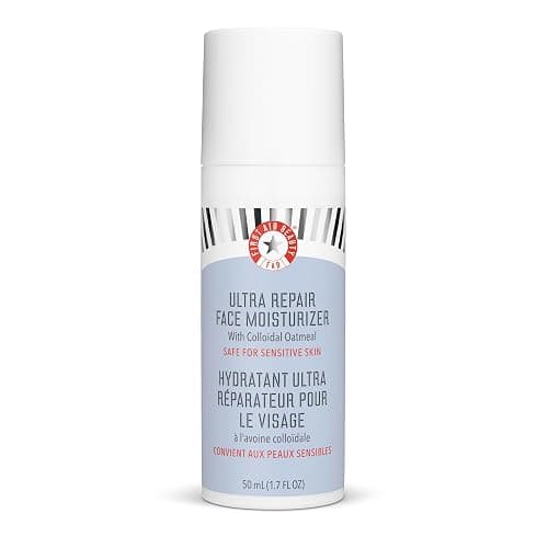 First Aid Beauty - Ultra Repair Face Moisturizer, Soothing Face Colloidal Oatmeal, Everyday Lightweight Non-Comedogenic Formula Helps Soften Skin with Ceramides and Shea Butter, 1.7 oz - Image 1