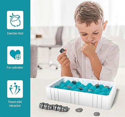 Jeu D'échecs Magnétique De 40 Pièces, Boîte De 40 Aimants, Jeu De Société Magnétique pour Toute La Famille, Version Améliorée Jeu D'échecs Magnétique Noël pour Enfants Et Adultes, éDucatif Didactique thumbnail 7