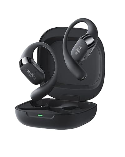SHOKZ NEW OpenFit 2+ Open-Ear Headphones, Dolby Audio Enabled, Comfortable Earbuds with Soft Ear Hooks, 48H Playtime, IP55 Water-Resistant, USB-C Fast Charging, Wireless Charging, Carrying Bag, Black - Image 1