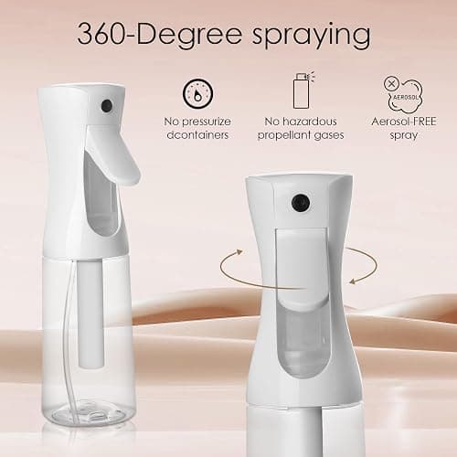 Joe zlvy Empty Spray Bottle for Hair 6.76 Oz/200ml, Continuous Spray Bottle Fine Mist Sprayer, Suitable for hairstyles, cleaning, plants, pets, and hairdressers thumbnail 7