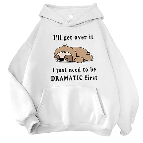 Cute Hoodies for Teen Girls Kawaii Panda Print Hoodies Pullover Tops Long Sleeve Hooded Sweatshirts for Teen Girls - Image 1