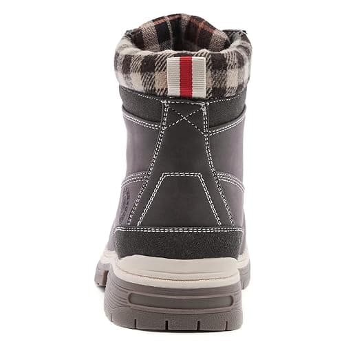 ANJOUFEMME Work Hiking Boots for Women Waterproof - Womens Outdoor Ankle Boots Lightweight Snow Winter Boots for Trekking Walking thumbnail 3