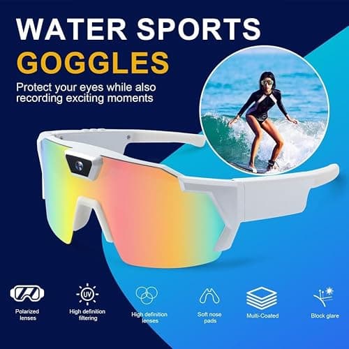 Softball Glasses with Camera, Pov Glasses Camera 4k with 32gb Sd Card, For Baseball & Outdoor thumbnail 4