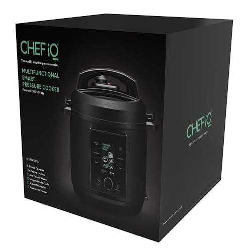 CHEF iQ Smart Pressure Cooker with WiFi and Built-in Scale - Easy-to-Use 10-in-1 Multicooker with 500+ Guided Recipes - Rice Cooker, Slow Cooker, Instant Meals for Foodies - 6 Quart - Family Size thumbnail 9