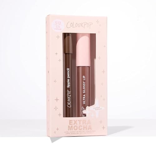 ColourPop Extra Mocha Lip Kit - High-Pigment, Long-Lasting & Sharpenable Lip Liner and Lip Gloss with High-Impact Color - Includes Shades Pitch & Ciao Babe (2 Count) thumbnail 6