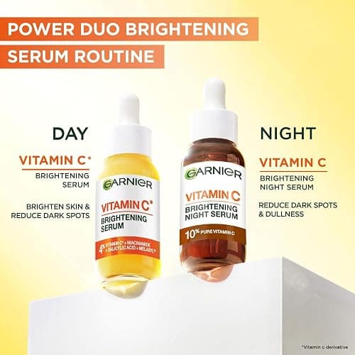 Garnier Vitamin C Brightening Serum for Face, with 4% Vitamin C, Niacinamide & Salicylic Acid, Brightens Skin, Reduces Dark Spots & Evens Skin Tone, Serum 30ml thumbnail 6