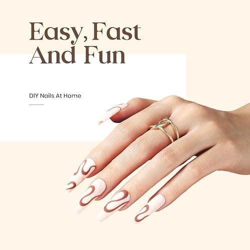 Beetles 3Pcs Top Coat Base Gel & Nail Glue Set, No Wipe Base Coat with 9 In 1 Adhesive Shine Effect Long Lasting Soak Off UV Light Lamp DIY Gifts for Women & Girls thumbnail 4