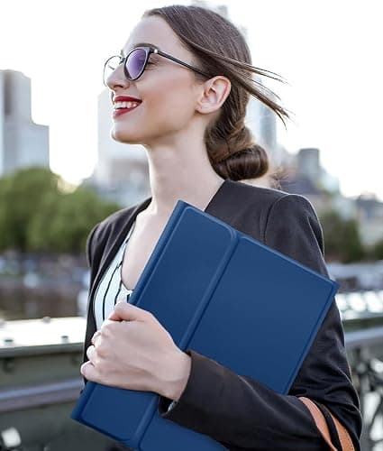 Harvopu Compatible for iPad 11th 10th Generation Case with Keyboard, Folio Cover with Pencil Holder, Multi-Touch Trackpad, 7 Color Backlit, Detachable Keyboard for iPad (A16) 11th/10th Gen (Navy Blue) thumbnail 8