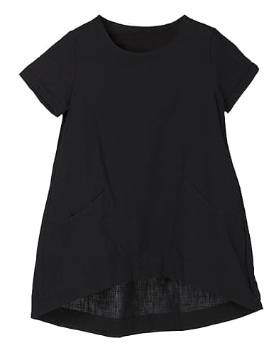 Minibee Cotton Linen Tunic Top