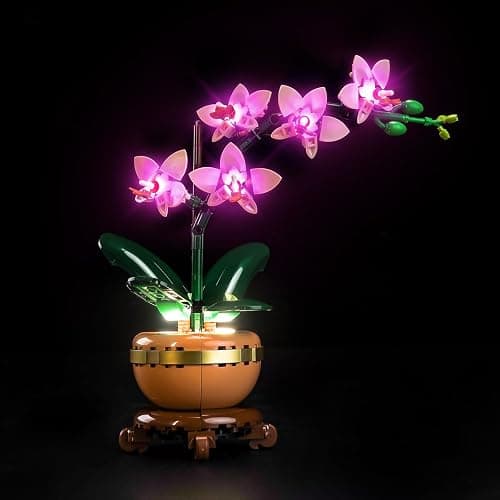 Licht Set Kompatibel mit Lego 10343 Mini Orchidee (Kein LEGO-Modell), Beleuchtung Set Compatible with Lego Mini Orchid 10343 Botanical Collection | Lego Model nicht enthalten | thumbnail 8