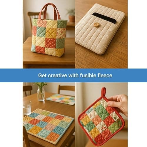 Fusible Fleece 20in x 5yd for Crafting, Quilting & Sewing by H.B.I. Products thumbnail 6