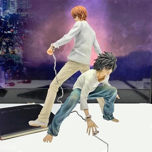 QAHEART L Figures Light Yagami Anime Figure Statues PVC Anime Action Figurine for Fans 20CM thumbnail 2
