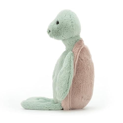 Jellycat Bashful Turtle Stuffed Animal, Medium 12 inches - Reptile Plush Toy - Classic Children's Gift thumbnail 3