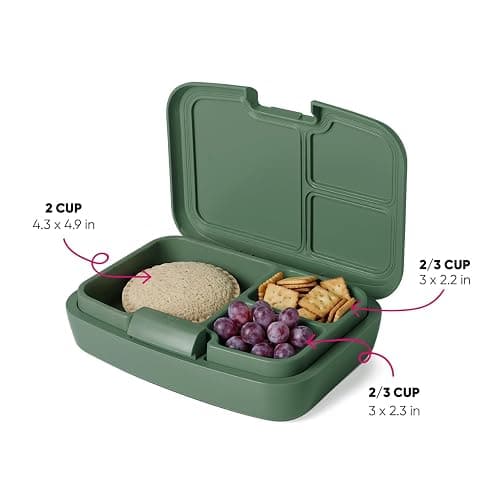 Simple Modern Disney Porter Bento Lunch Box | BPA Free, Leak-Resistant, Dishwasher Safe | Lunch Container for Girls, Boys, Toddlers, Kids | 3 Compartments, Buzz and Woody Adventures thumbnail 3