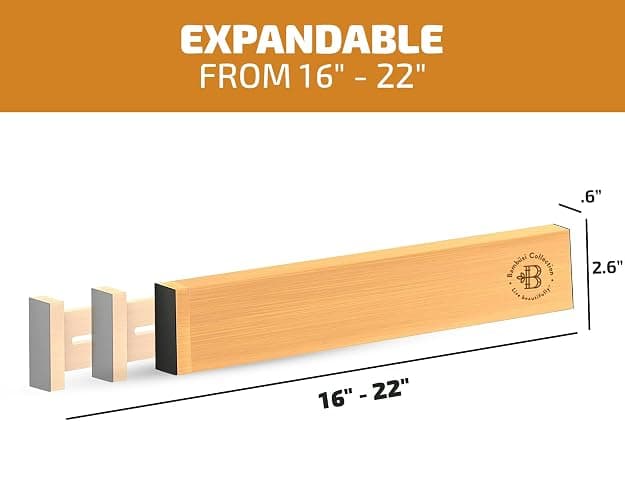 Bamboo Drawer Dividers thumbnail 2