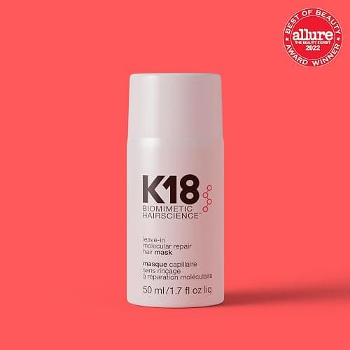 K18 Leave-In Molecular Repair Hair Mask, Patented, Lasting Repair For Dry, Frizzy, Damaged Hair, Reverse Damage In 4 Minutes From Bleach, Color, Chemical Services + Heat thumbnail 2