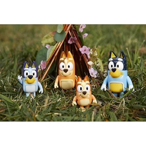 Bluey Family Figure 4-Pack – Includes Bluey, Bingo, Mum (Chilli) & Dad (Bandit), Poseable Collectible Toys for Kids, Durable Cake Toppers, for Toddlers & Fans, Ages 3+ - Family thumbnail 18