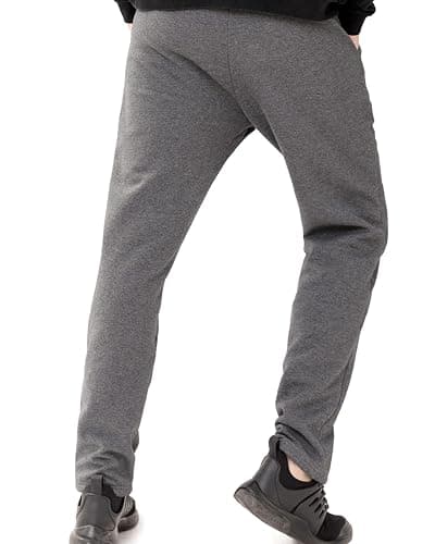 GXAMOY Men's Winter Fleece Pants Sherpa Lined Sweatpants Active Warm Thick Jogger Pants thumbnail 6