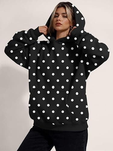 Trendy Queen Women Oversized Hoodies Fall Outfits | Gentle Skin Feel, Aesthetic Drop Shoulder, Large Kangaroo Pocket, Seamless Daily Outfit Match thumbnail 5