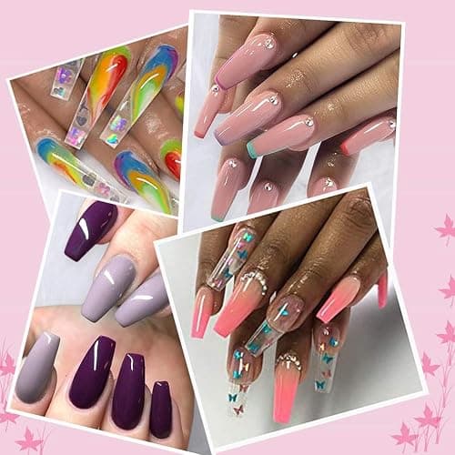 10 Pcs Rough Nail File 100/180 Grit, Heavy Duty Nail Files for Acrylic/Natural Nails, Emery Boards for Nails, Strong Finger Nail Filler, Coarse Nail File for Home and Salon Use thumbnail 3