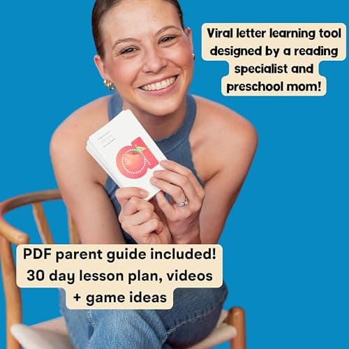 Lit Letters Phonics Flashcards - Kindergarten ABC Sounds & Word Building thumbnail 3