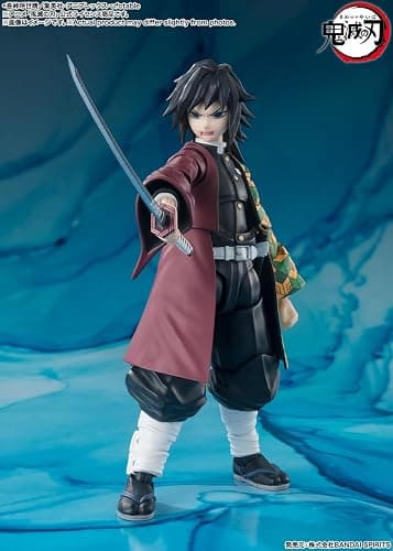 TAMASHII NATIONS - Demon Slayer: Kimetsu no Yaiba - Giyu Tomioka S.H.Figuarts Action Figure thumbnail 4