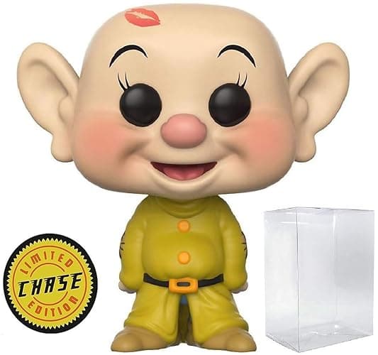 Disney: Snow White and the Seven Dwarfs - Dopey Limited Edition Chase Funko Pop! Vinyl Figure (Includes Compatible Pop Box Protector Case) thumbnail 8