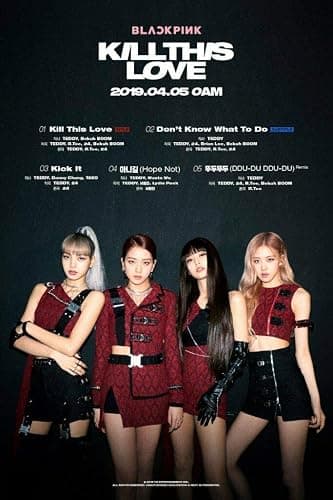 Blackpink Kill This Love 2nd Mini Album 2 Ver SET 1p Poster/On+52p PhotoBook+16p Photo Zine+10p Accordion Lyrics Book+4p PhotoCard+1p Polaroid+Sticker SET+Tracking K-POP Sealed thumbnail 2