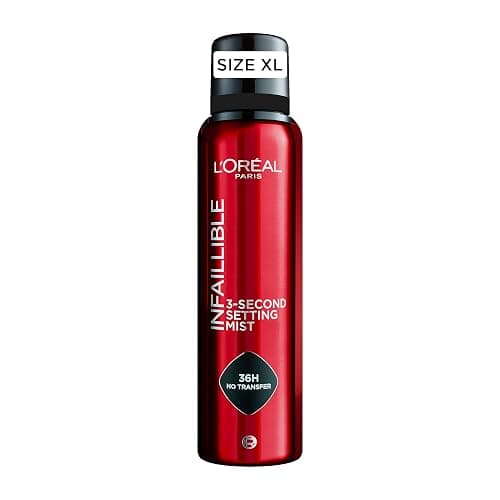 L'Oréal Paris - Spray Fixateur de Maquillage - Waterproof - Sans Transfert - Formule Légère - Non Collant - Résistant à l'Eau et à la Transpiration - Tenue Jusqu'à 36h - Infaillible - Format XL 150 ml - Image 1