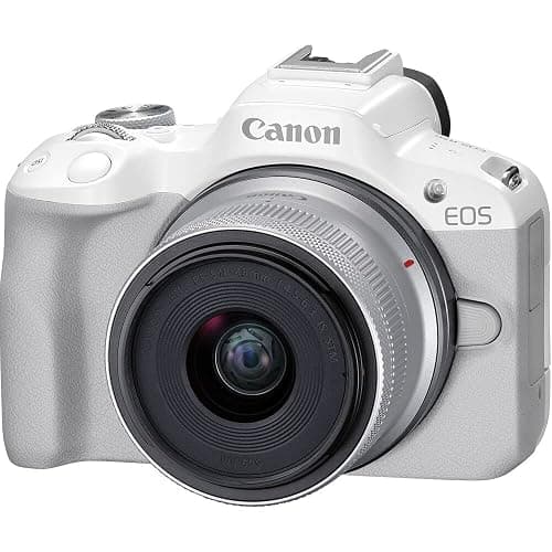 Canon EOS R50 Mirrorless Camera Kit – APS-C RF Camera with 18-45mm Lens, 4K Video, Dual Pixel AF II & Vari-Angle Touchscreen (5812C012) + Shoulder Bag + 64GB Memory Card thumbnail 2