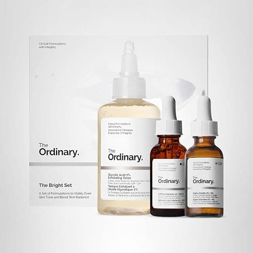 The Ordinary The Bright Set, 3-Step Regimen for Radiant, Even Skin Tone with Glycolic Acid 7% Exfoliating Toner, Alpha Arbutin 2% + HA, and Caffeine Solution 5% + EGCG | Skin Care Set thumbnail 9