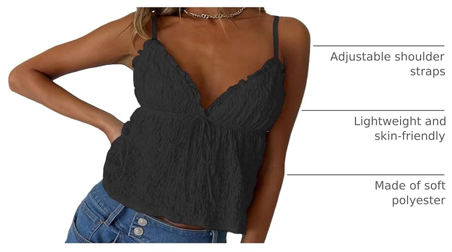 Women Cute Summer Tops Size Small thumbnail 4
