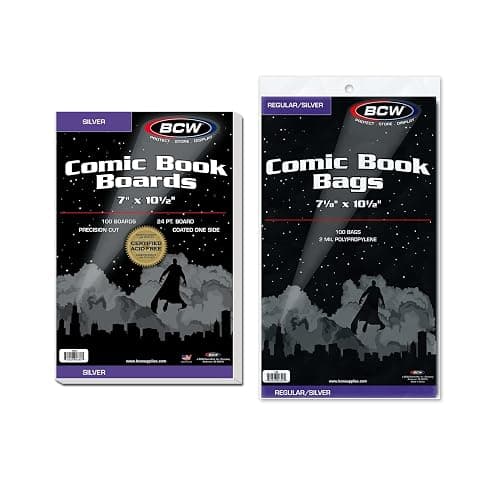 Silver Age Comic Bags and Backer Boards - 100ct - Image 1