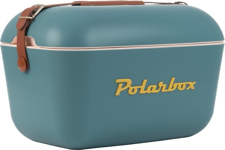 Pop Polarbox Cool Box 20 Litre Navy Blue | Cool box vintage design - Image 1