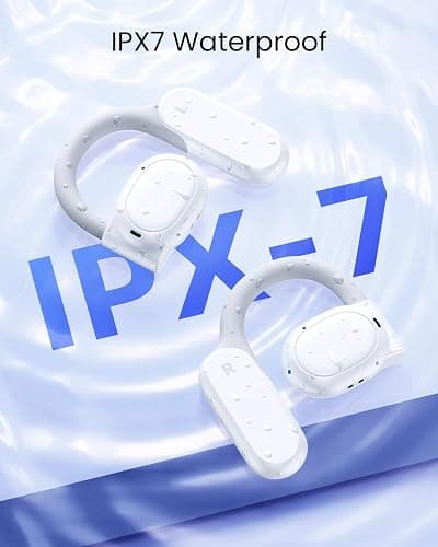AI Translation Earbuds Real Time 164 Languages 80H Playtime Translator Ear Buds Audifonos Traductores Inglés Español Wireless Earphones Bluetooth AI Headphone for Travel Meeting Learning K08 White thumbnail 7