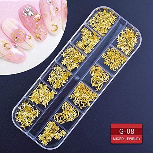 Artdone 9 boxes Nail Rhinestones,Nail Gems Nail Diamonds,Nail Art Studs Nail Crystals Nail Sequins for Nails Kit with 1 Tweezers and 3 Pen for Nail Art Supplies Accessories thumbnail 3