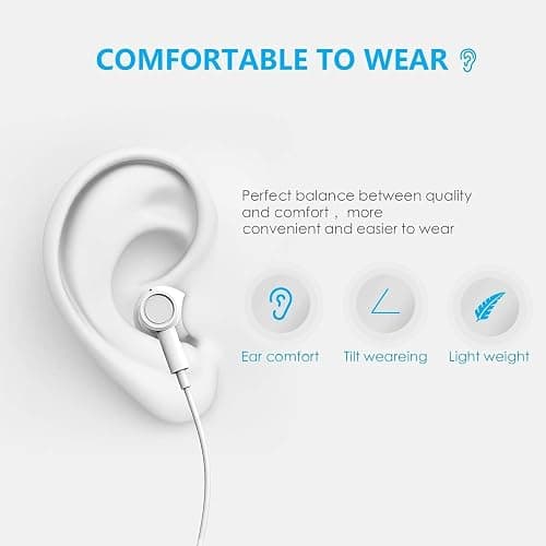 2 Packs USB C Headphones for iPhone 16/15 Earbuds with Microphone & Volume Control HiFi Stereo Type C Earphones for Galaxy S23/S22/S21/S20/Ultra Note 10/20, for iPad Pro Pixel 7/6/6a/5/4 OnePlus 9 8 - White thumbnail 5