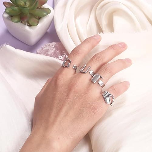 SUNNYOUTH G U T S Rings Set Olivia Ro World Tour Concert Rings Album Guts Merch Jewelry Singer Fans Gifts thumbnail 3