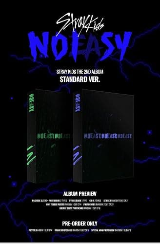 JYP Ent. STRAY KIDS - NOEASY [Normal ver.] (Vol.2) Album+Extra Photocards Set (A ver.) (JYPK1271) thumbnail 3