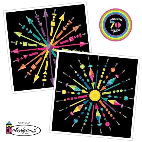 Colorforms Stickers for Kids, 70th Anniversary Box Set - Stickers for Adults, Arts and Crafts, Scrapbook Stickers, Kids Crafts, 500+ Kids Stickers, Stickers for Boys and Girls Ages 3+ thumbnail 3