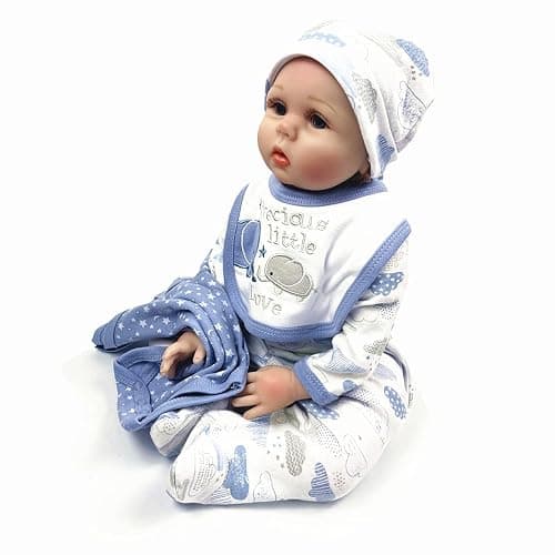 Reborn Dolls Baby Boy Clothes 5 Pcs Set Elephant Clothing for 20-22 Inch Reborn Newborn Baby Doll Clothes thumbnail 8