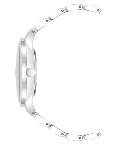 Nine West Women's Crystal Accented Bracelet Watch thumbnail 2