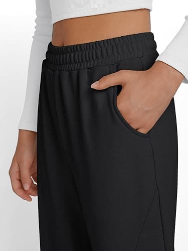 Trendy Queen Women's Wide Leg Sweatpants Baggy Y2K High Waisted Joggers Fall Fashion Clothes with Pockets 2025 thumbnail 5