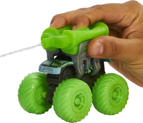 Hot Wheels Monster Trucks Color Reveal 2-Pack & Clip-On Water Tank, 2 Toy Trucks with Surprise Color Change (Styles May Vary) thumbnail 5